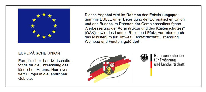 Förderung durch die EU und das Land Rheinland-Pfalz